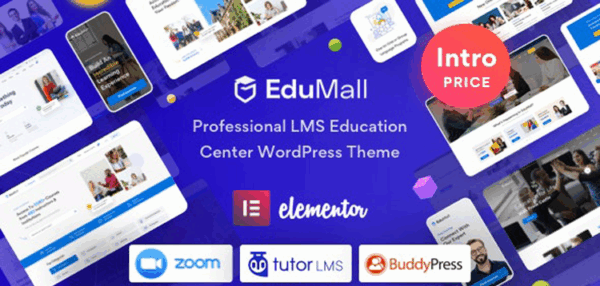 EduMall - Professional LMS Education Center WordPress Theme
