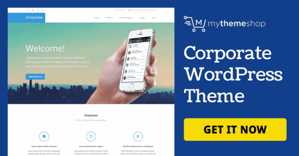 MyThemeShop Corporate WordPress Theme