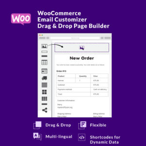 WooCommerce Email Customizer with Drag and Drop Email Builder - v1.5.16
