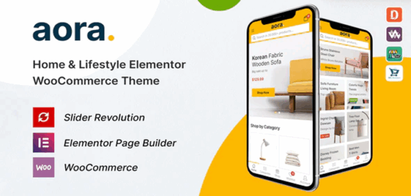 Aora - Home & Lifestyle Elementor WooCommerce Theme v1.0.9