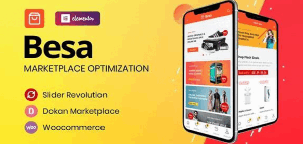 Besa Elementor Marketplace WooCommerce Theme - v1.3.1