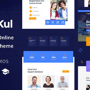 Edukul | Online Courses WordPress Theme