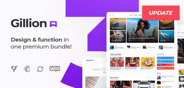 Gillion | Multi-Concept Blog/Magazine & Shop WordPress AMP Theme v4.0.1